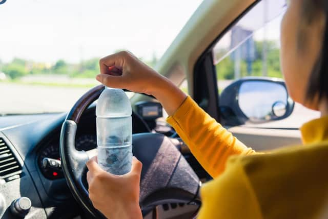 It's important to stay hydrated when travelling in hot weather