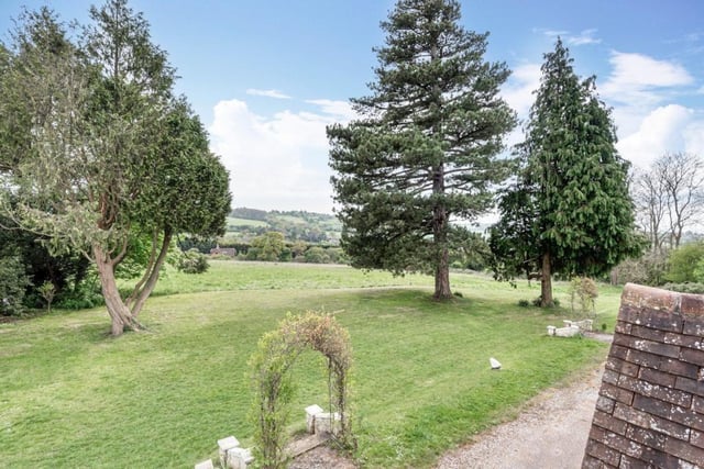The home spans has over 6.5 acres of grounds, which has a woodland to explore, lawns, mature trees and meadow
There is also a triple garage and driveway which is accessed via electric gates.
