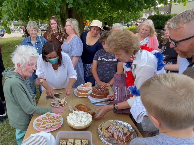 A selection of sweet treats made by Orchard Street residents for the Jubilee