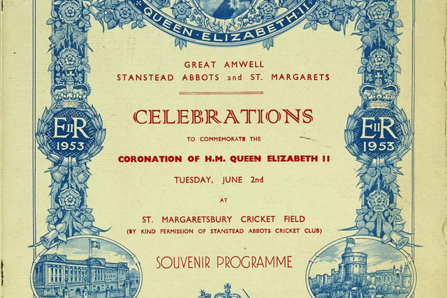 In 1953, the country celebrated the Queen’s coronation. 
Photo (Acc 6324): Hertfordshire Archives and Local Studies