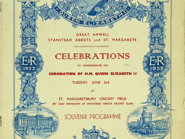 In 1953, the country celebrated the Queen’s coronation.
Photo (Acc 6324): Hertfordshire Archives and Local Studies