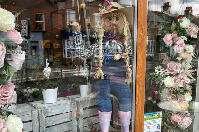 The Florist in Boxmoor suuports Boxmoor Scarecrow Festival