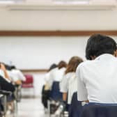 Pupils stock image