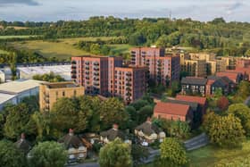 A computer-generated image showing what the new development may have looked like. Credit: Berkeley Homes/Dacorum Borough Council.