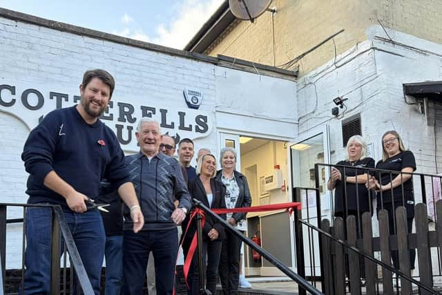 MP David Taylor Cuts Ribbon to start celebrations.