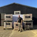 Contruction Hub brick delivery, Oaklands College
