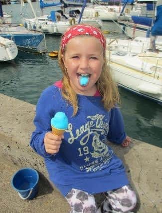 Holly Atkins Fooks on the last family holiday she took before suffering with symptoms of her brain tumour.