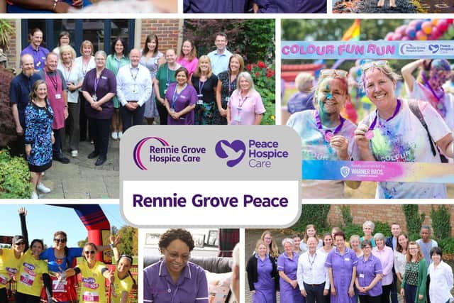 Rennie Grove Peace Hospice Care staff and supporters
