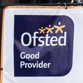 An Ofsted logo used for illustrative purposes. (Photo by Carl Court/Getty Images)
