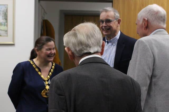 Chris Dove with Mayor of Dacorum Cllr. Catherine McArevey - Photo Credit: Erin McGuire – West Herts College
