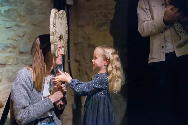 Family fun in the museum at Stowe House.