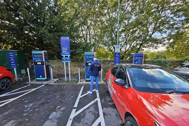 The new charging points in Old Town