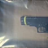 An intimidation firearm recovered during the week of action