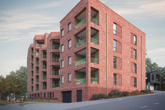 An artist's impression of the new housing project coming to Hemel Hempstead