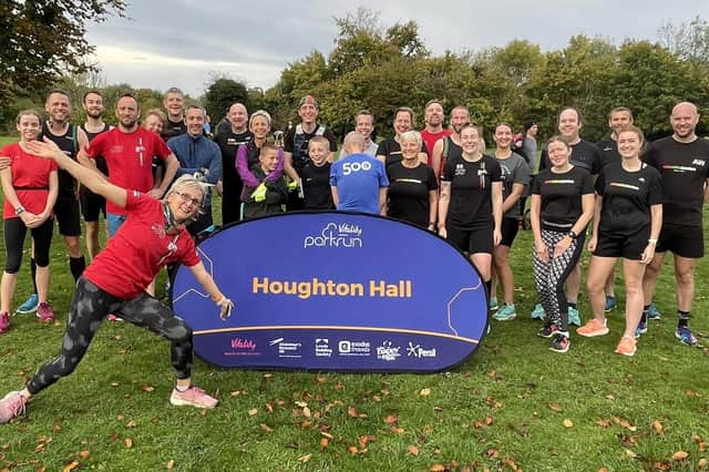 The Gade Valley Parkrunners at Houghton Hall