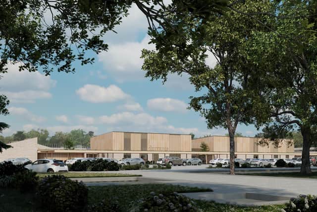 Planned new Breakspeare School CGI image. Photo supplied by Hertfordshire County Council