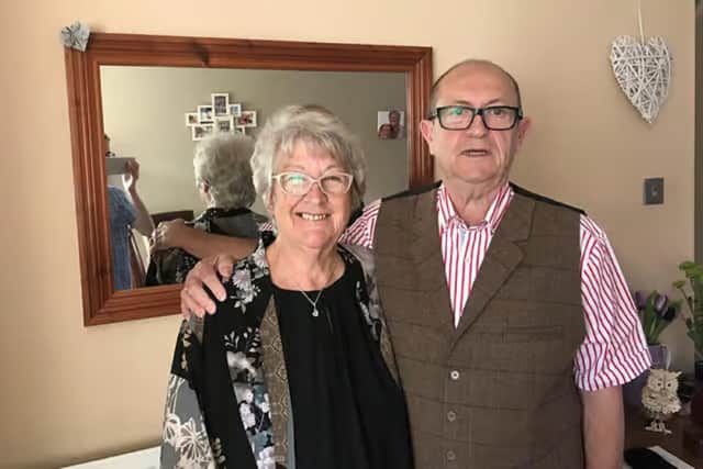 Reg and Joan East. Photo: Supplied by Leigh Adams