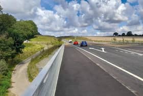 The A602 near Stevenge