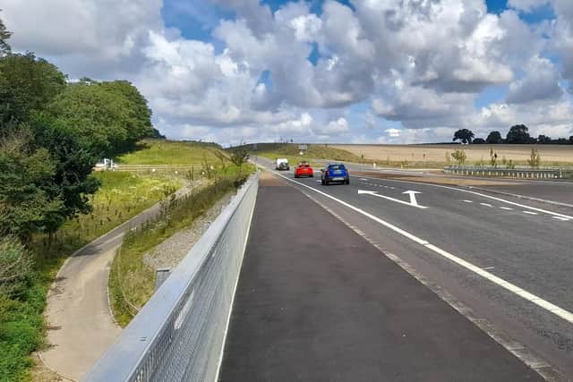 The A602 near Stevenge