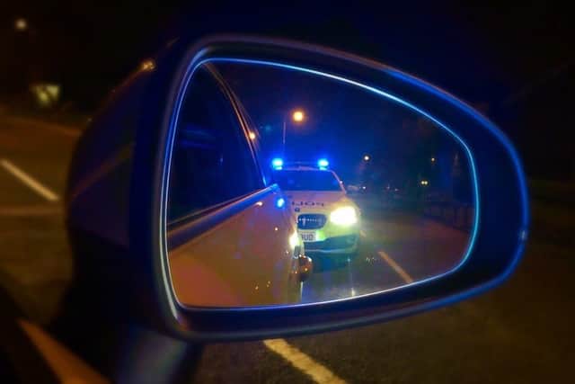 The stolen vehicle was recovered yesterday evening