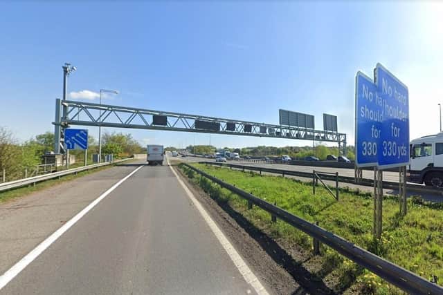 The M25 near Kings Langley