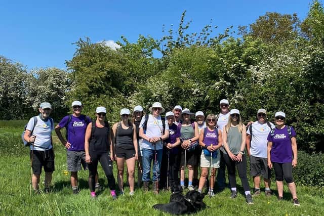 Walkers taking on the challenge