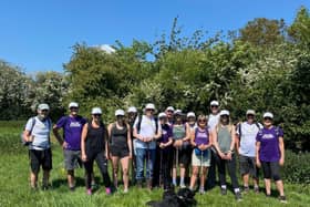 Walkers taking on the challenge