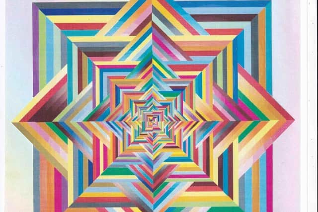 Rainbow Square Mandala