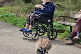 Resident from HC-One’s River Court Care Home enjoying spring outing