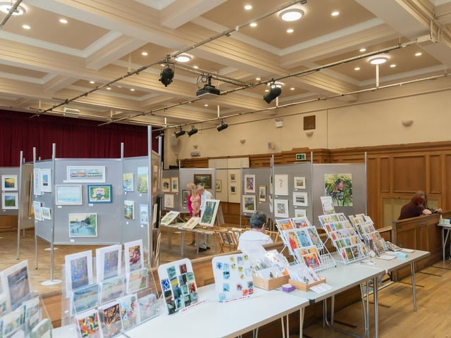 Gifts and greetings cards were available to buy at the event at the Civic Centre.
Photo: Brian O’Carroll