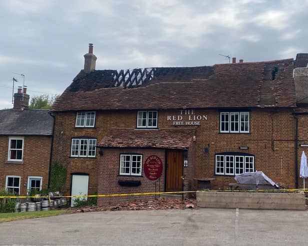 A photo of the Red Lion taken today. Photo by Nigel Wright