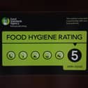 The FSA scheme gives businesses a rating from five to zero which is displayed at the premises and online. Image: Victoria Jones PA