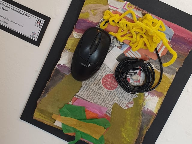 The children were asked to create art inspired by Rene Magritte.
Art by Beatriz Gomez Ramsden and Dolly-Angel Mead.