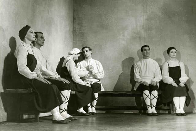 Royal Ballet production of Les Noces in 1966 - Romayne is on the far right. PIC: Photo by Houston Rogers - V&A