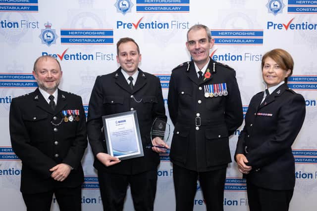 Special Superintendent Mike Allardyce, Special Sergeant Alex Whittle, Chief Constable Charlie Hall and Special Superintendent Joanne Reay.