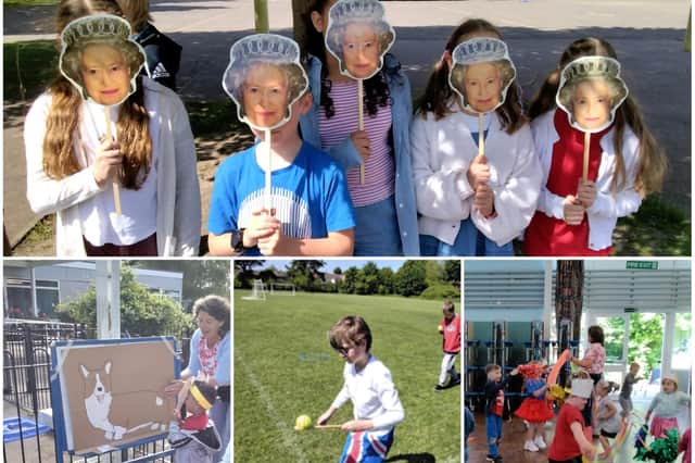 Pupils, staff and parents got involved in a Jubilee celebration on Friday (May 27).