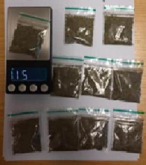 Some of the drugs captured by the police