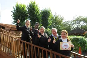 From left: Natasha Higgins, Donna Adhel, Robyn Shuck, Michelle Tierney, Madison Bradbury