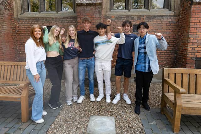 Berkhamsted A-level students celebrate