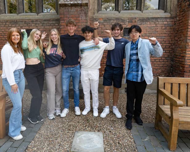 Berkhamsted A-level students celebrate