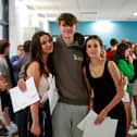 Pupils celebrate at Tring School. Image submitted.