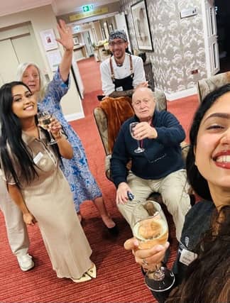 Tash, Sandra, Alix, Wyn and Sneha Cheese and Wine Evening