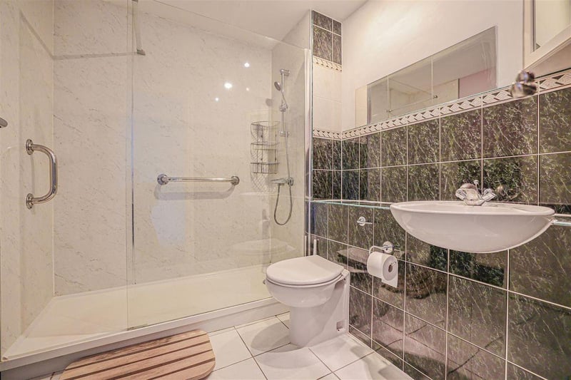The principal double room comes with its own en suite shower room.