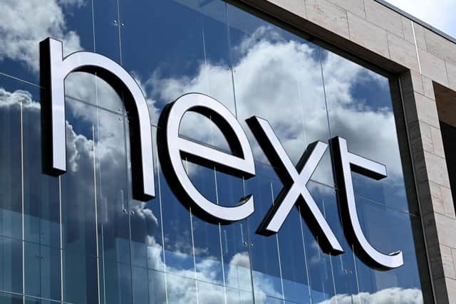 Next store sign used for illustrative purposes (Photo by Ross Kinnaird/Getty Images)