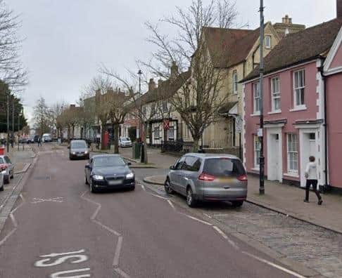 The incident took place on the High Street