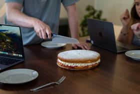 A cake entry for Best Office Baker.