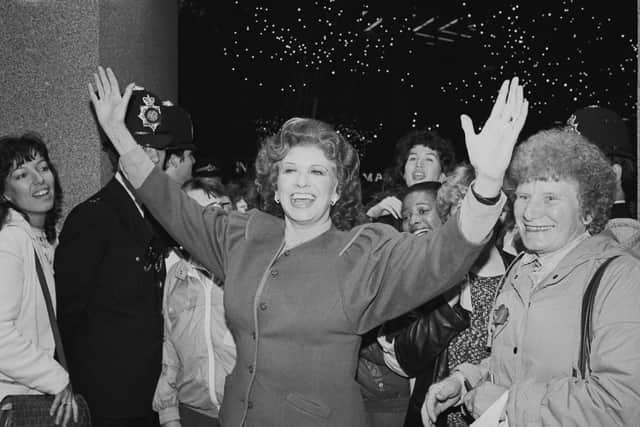 Pat Phoenix who loyally stood by Peter Dudley (photo: Getty Images)