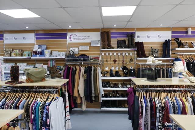 The shop has been refreshed with a new colour palette of the charity’s signature purple along with muted lilac.