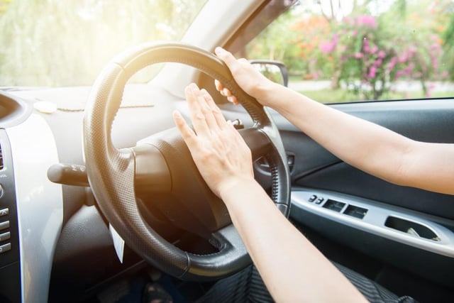 Using the horn while a car is stationary – including whilst parked – is against the law.
