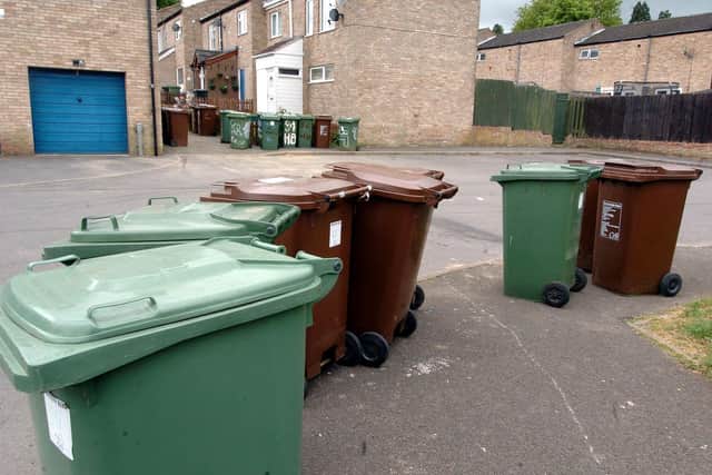 Generic wheelie bins image for illustration purposes